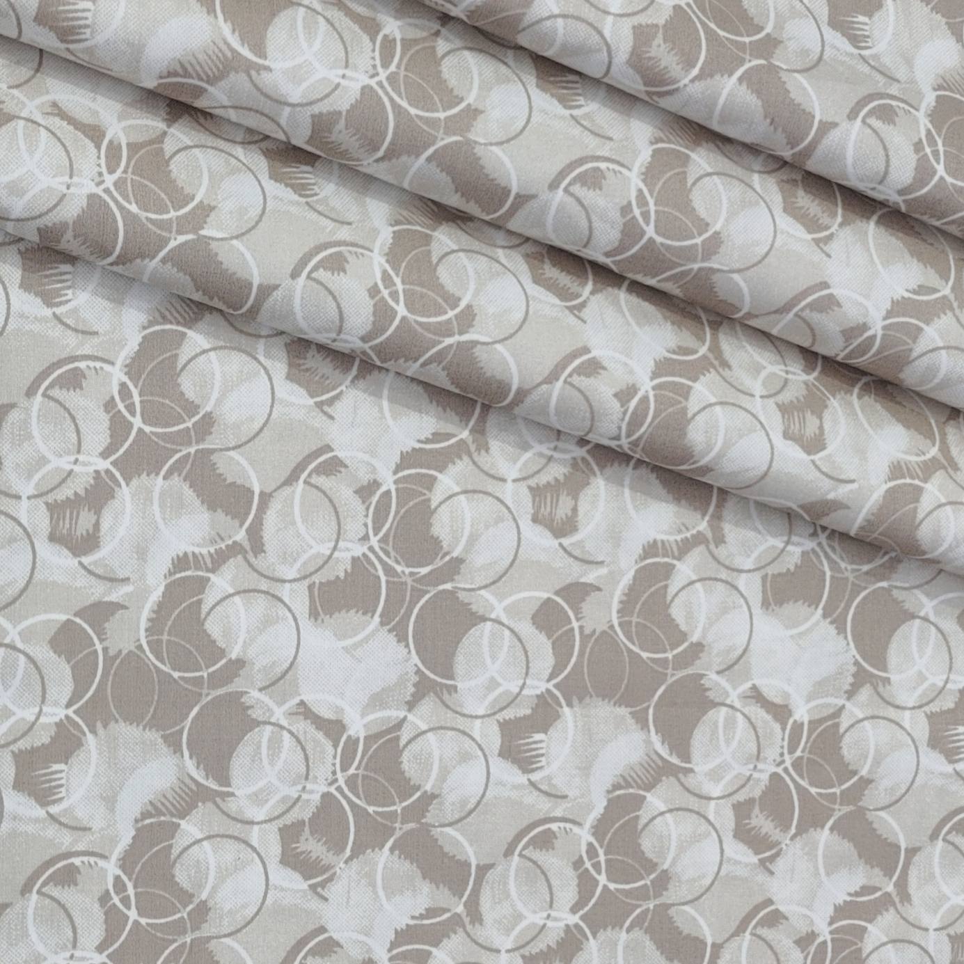 Shirt Fabric ManTire Giza Cotton Printed Colour Ash Brown